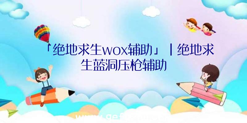 「绝地求生wox辅助」|绝地求生蓝洞压枪辅助